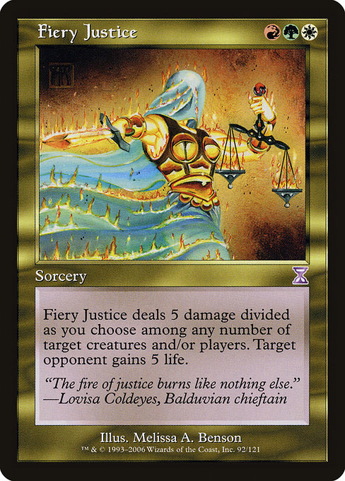 Fiery Justice - Time Spiral Timeshifted