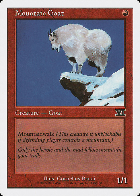 Mountain Goat - Classic Sixth Edition