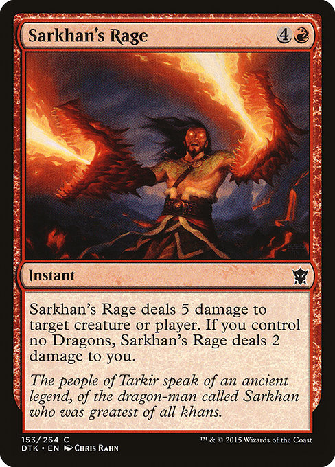 Sarkhan's Rage - Dragons of Tarkir