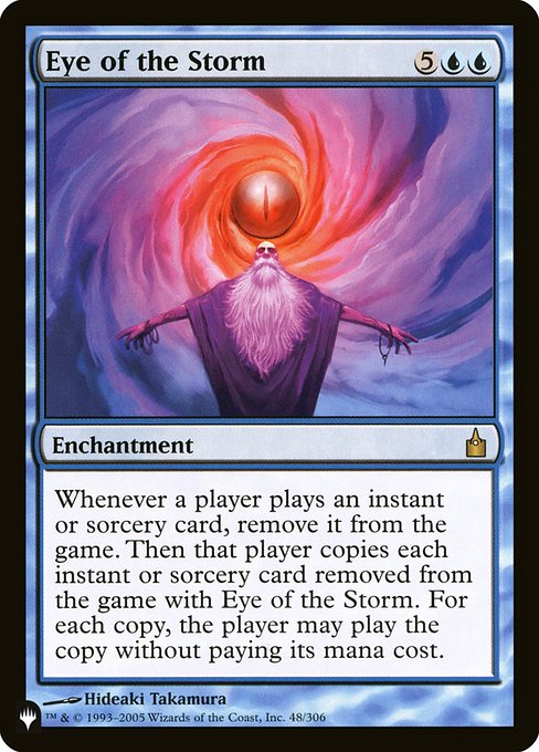 Eye of the Storm - The List