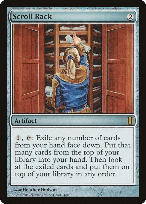 Scroll Rack - Commander's Arsenal - Promo Foil