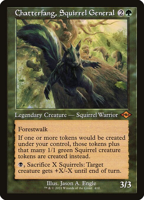 Chatterfang, Squirrel General - Modern Horizons 2