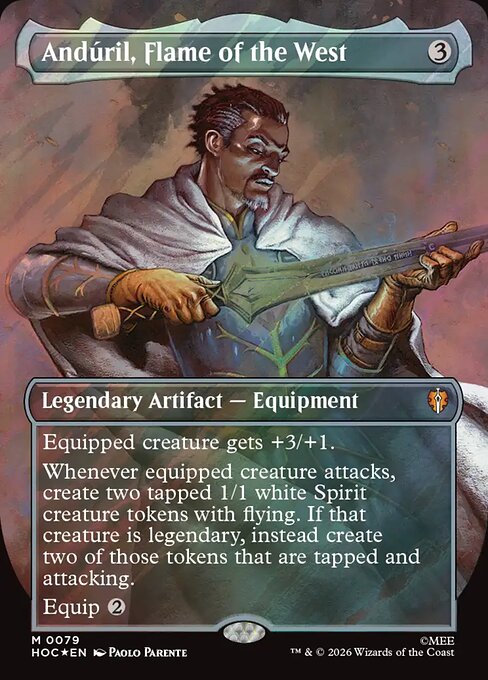 Andúril, Flame of the West - The Hobbit Commander