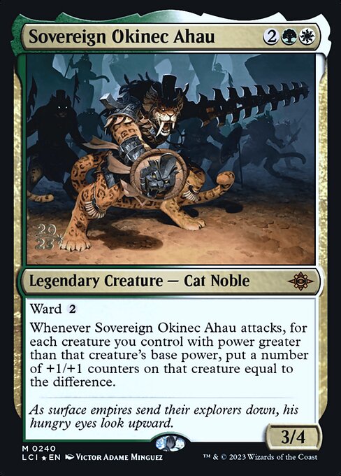 Sovereign Okinec Ahau - The Lost Caverns of Ixalan Promos