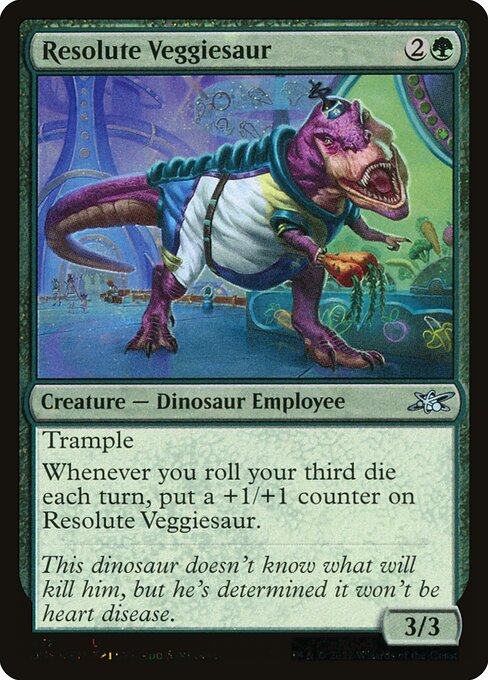 Resolute Veggiesaur - Unfinity - Galaxy Foil