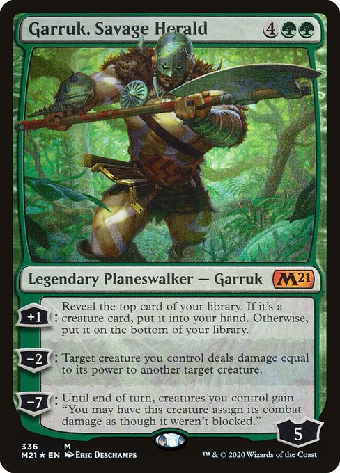 Garruk, Savage Herald - Core Set 2021