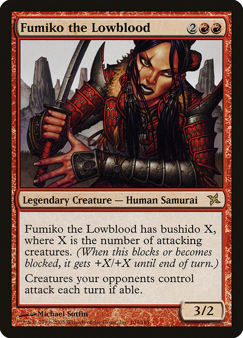 Fumiko the Lowblood - Betrayers of Kamigawa