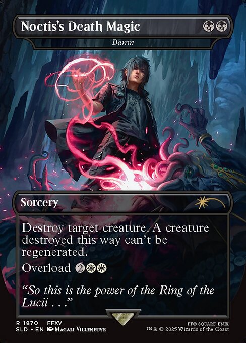Noctis's Death Magic (Damn) - Secret Lair Drop - Borderless