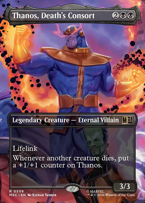 Thanos, Death's Consort - Marvel Super Heroes Commander - Borderless