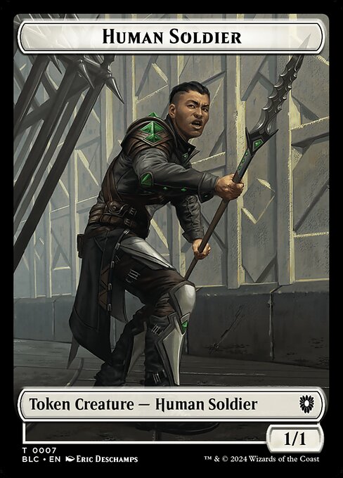 Human Soldier - Bloomburrow Commander Tokens