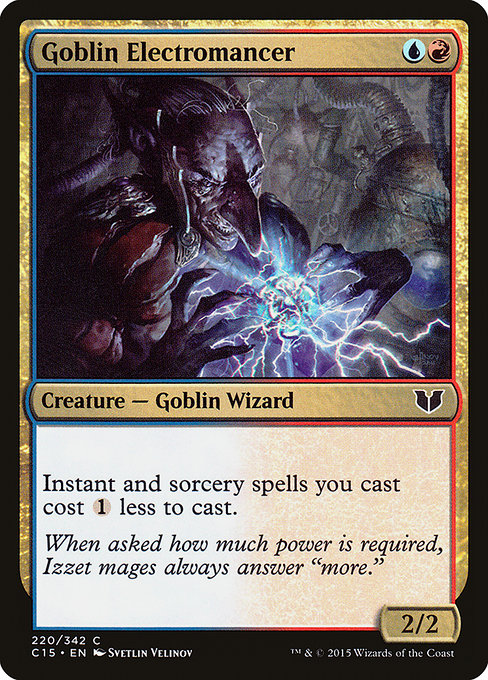 Goblin Electromancer - Commander 2015