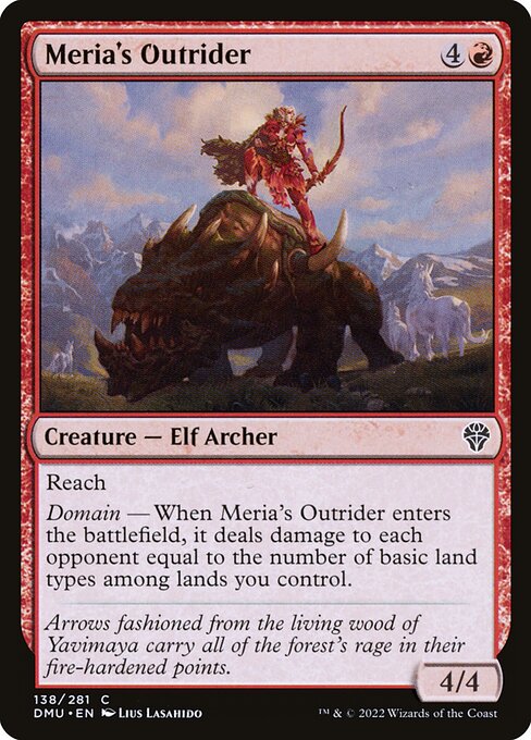 Meria's Outrider - Dominaria United