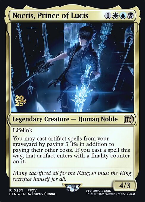 Noctis, Prince of Lucis - Final Fantasy Promos