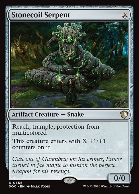 Stonecoil Serpent - Secrets of Strixhaven Commander