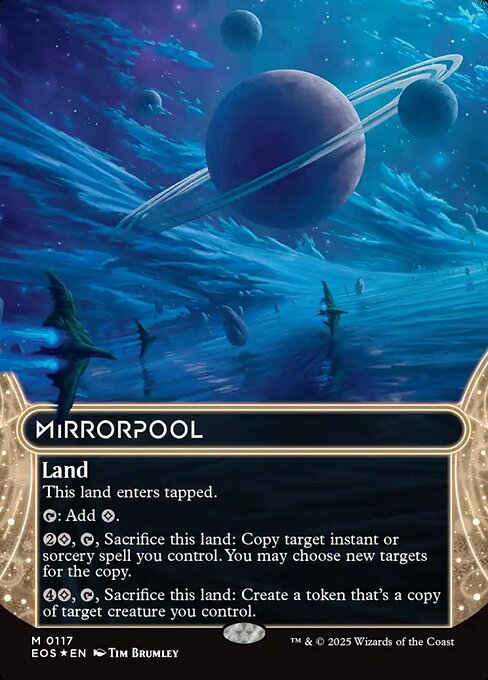Mirrorpool - Edge of Eternities: Stellar Sights - Galaxy Foil, Borderless