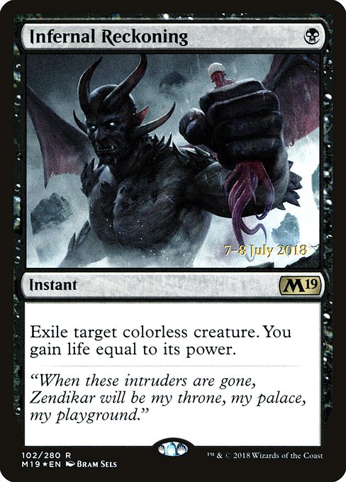 Infernal Reckoning - Core Set 2019 Promos