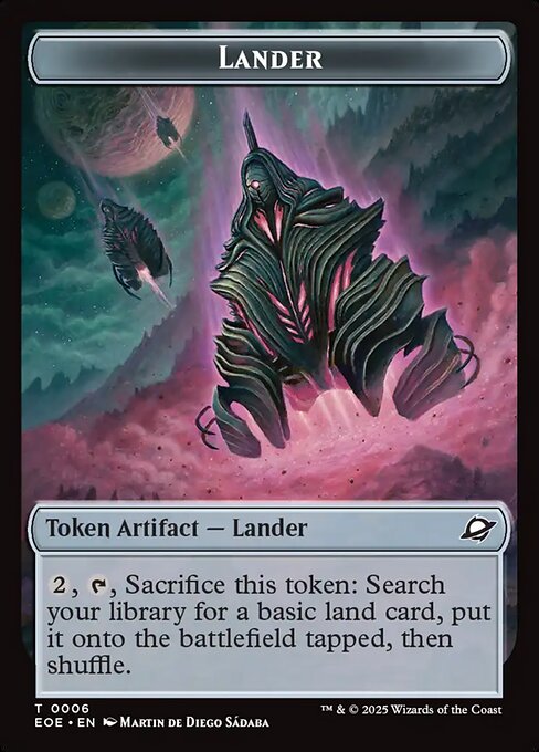 Lander - Edge of Eternities Tokens