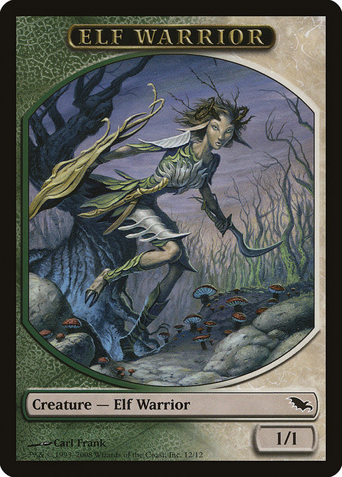 Elf Warrior - Shadowmoor Tokens