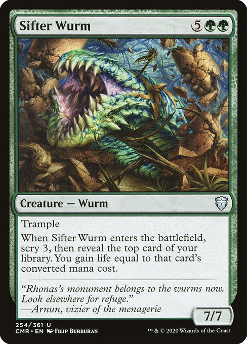 Sifter Wurm - Commander Legends