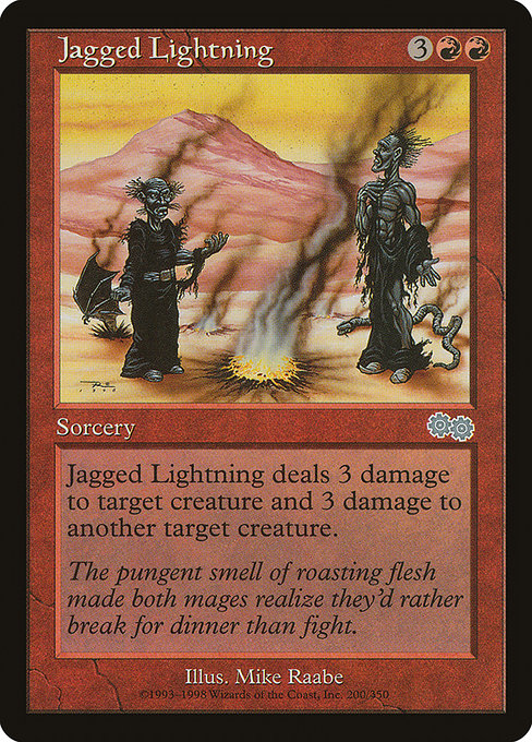 Jagged Lightning - Urza's Saga