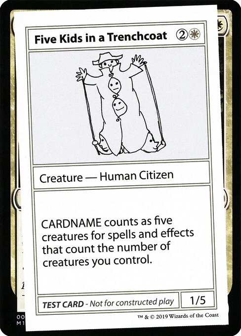 Five Kids in a Trenchcoat - Mystery Booster Playtest Cards 2021