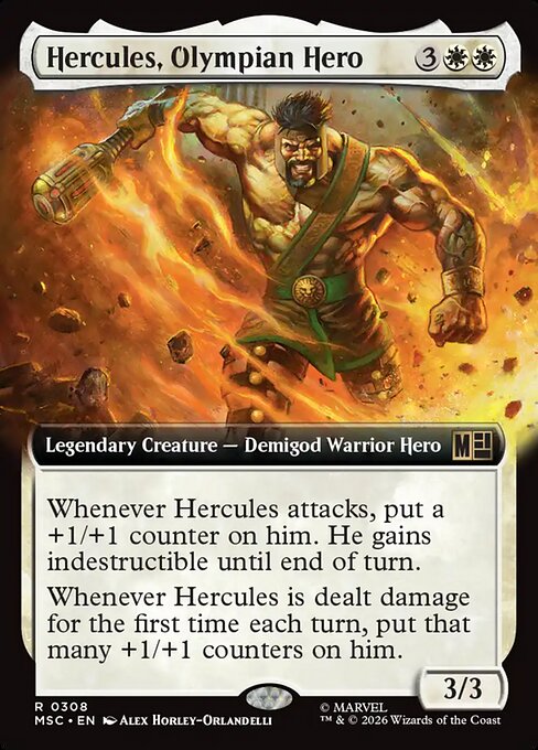 Hercules, Olympian Hero - Marvel Super Heroes Commander - Extended Art