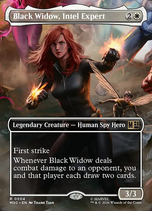 Black Widow, Intel Expert - Marvel Super Heroes Commander - Borderless
