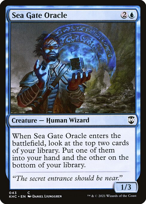 Sea Gate Oracle - Kaldheim Commander