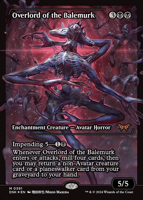 Overlord of the Balemurk - Duskmourn: House of Horror - Promo Foil