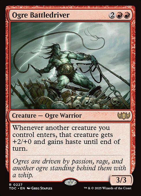 Ogre Battledriver - Tarkir: Dragonstorm Commander