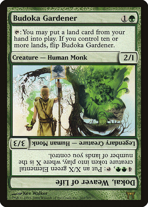 Budoka Gardener // Dokai, Weaver of Life - Champions of Kamigawa