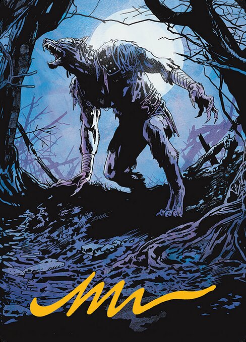 Krallenhorde Howler - Innistrad Remastered Art Series - Borderless