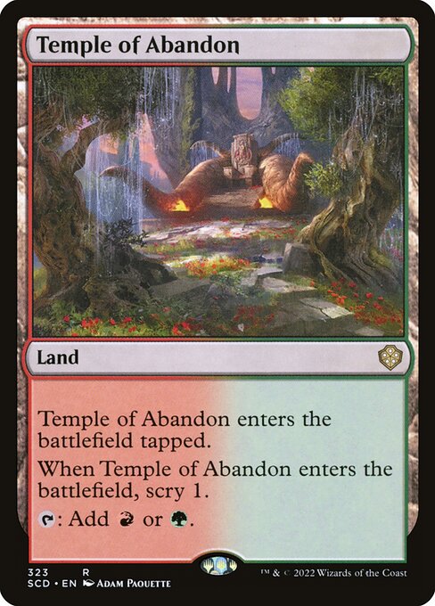 Temple of Abandon - Starter Commander Decks