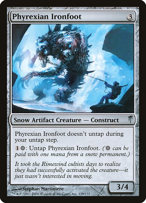 Phyrexian Ironfoot - Coldsnap