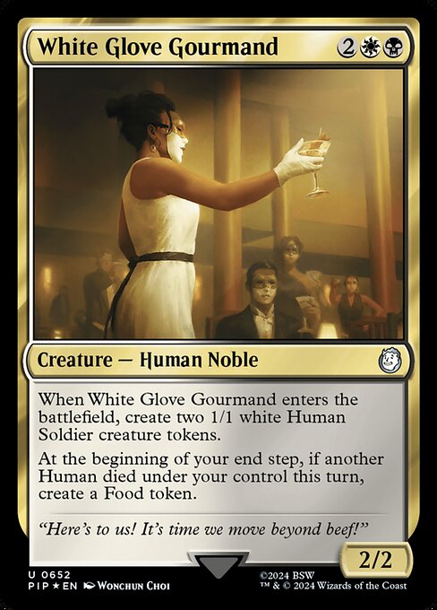 White Glove Gourmand - Fallout - Surge Foil