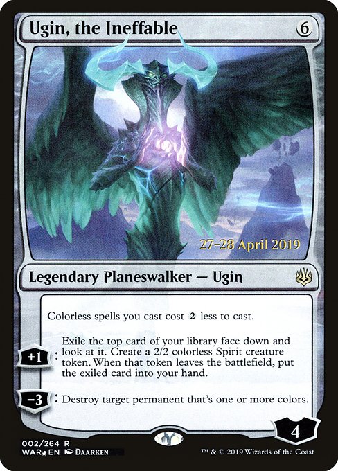 Ugin, the Ineffable - War of the Spark Promos