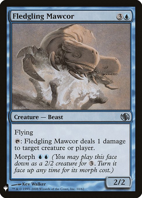 Fledgling Mawcor - The List