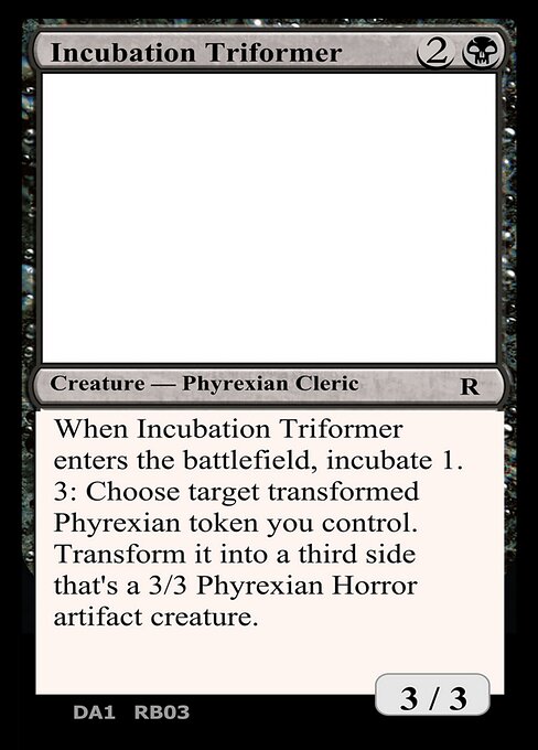 Incubation Triformer - Unknown Event