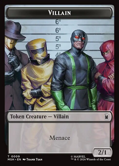 Villain - Marvel Super Heroes Tokens