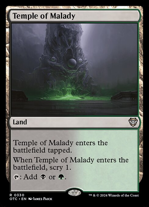 Temple of Malady - Outlaws of Thunder Junction Commander