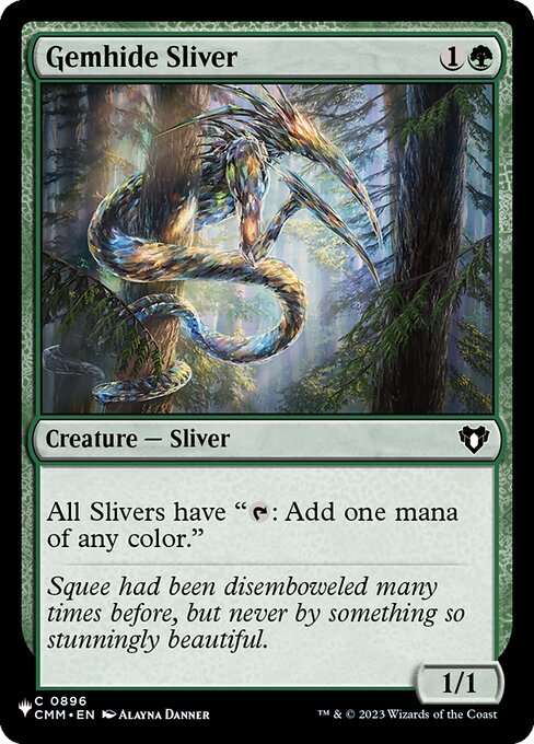 Gemhide Sliver - The List