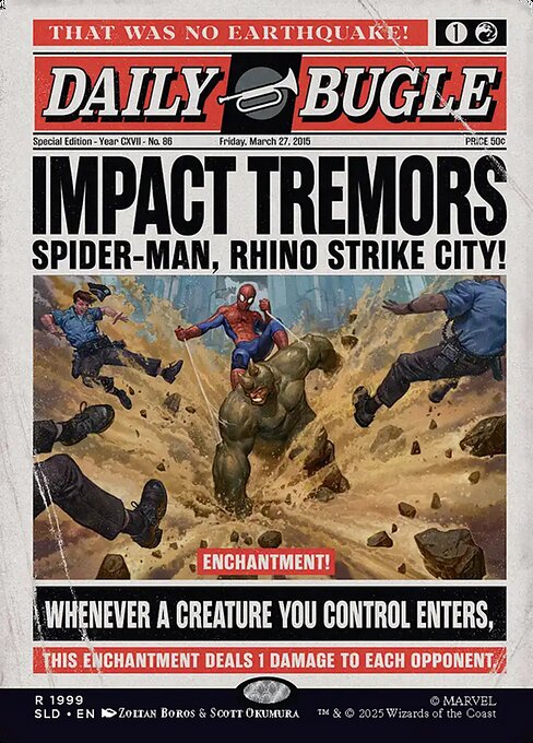 Impact Tremors - Secret Lair Drop - Borderless