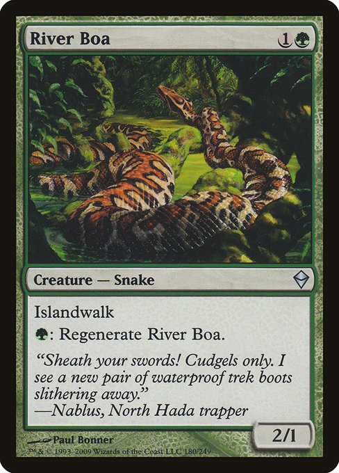 River Boa - Zendikar