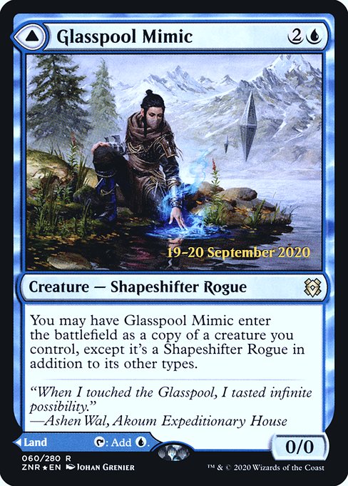 Glasspool Mimic // Glasspool Shore - Zendikar Rising Promos - Promo Foil