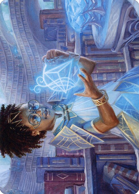 Zimone, Quandrix Prodigy - Strixhaven Art Series - Borderless