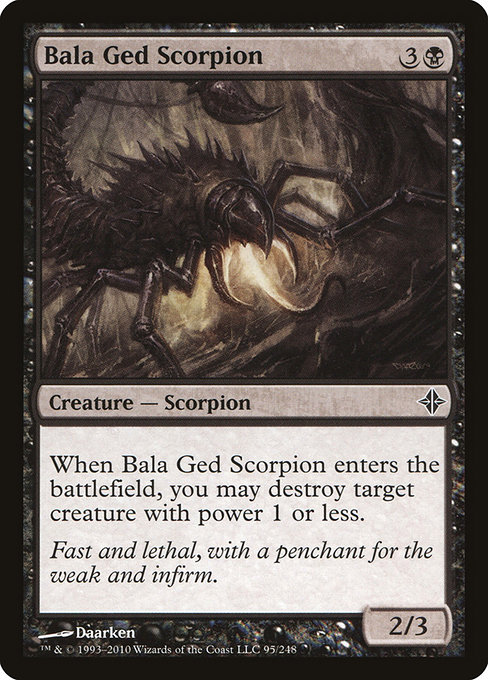 Bala Ged Scorpion - Rise of the Eldrazi