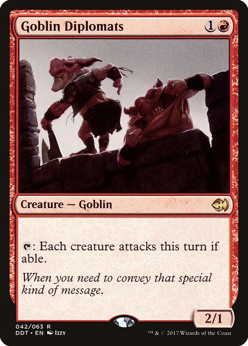 Goblin Diplomats - Duel Decks: Merfolk vs. Goblins