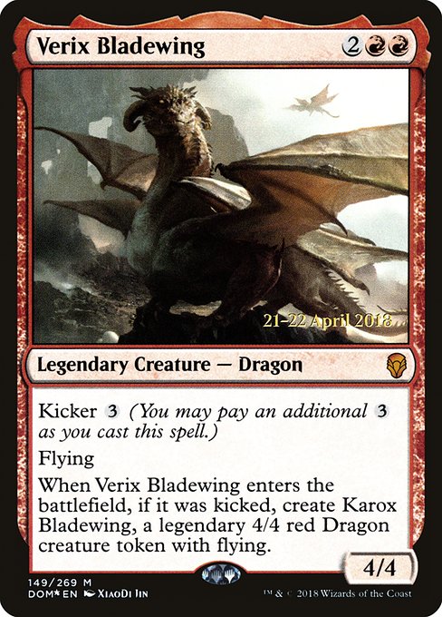 Verix Bladewing - Dominaria Promos - Promo Foil