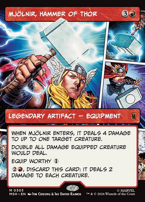 Mjölnir, Hammer of Thor - Marvel Super Heroes - Showcase