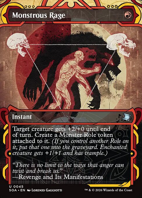 Monstrous Rage - Secrets of Strixhaven Mystical Archive - Showcase